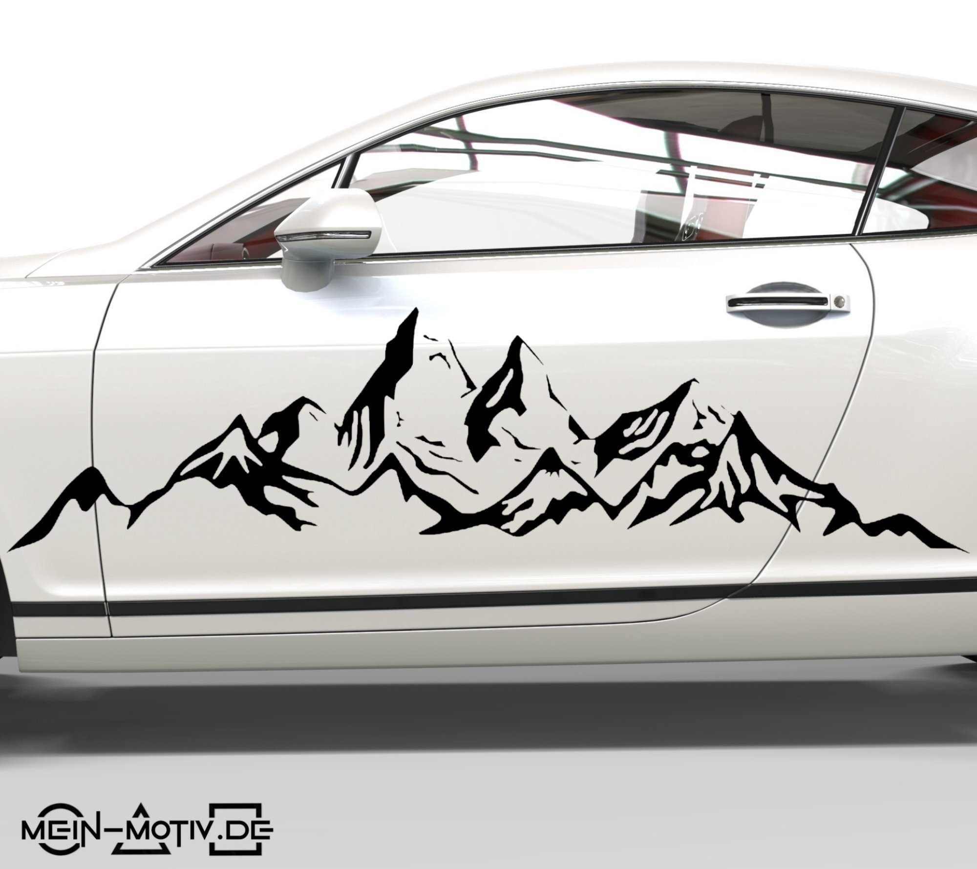 46362 Berge Silhouette Aufkleber